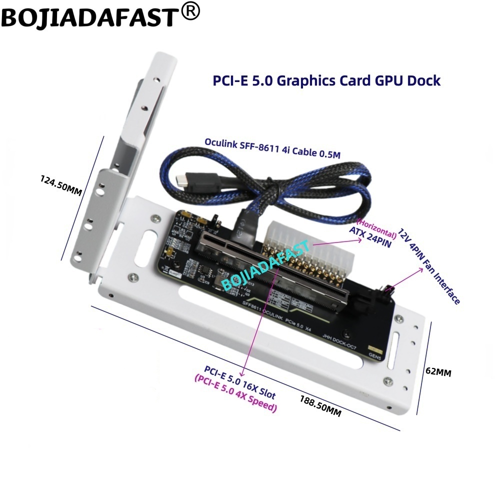 PCI-E 5.0 X4 OCuLink External  - Oculink Egpu Dock Graphics Card 评论和价格